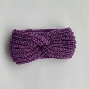 Twisted Purple Headband